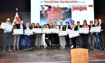 Düsseldorfer Jonges leisten wichtige Hilfe für elf Institutionen im Einsatz für Kinder und Frauen in Not
