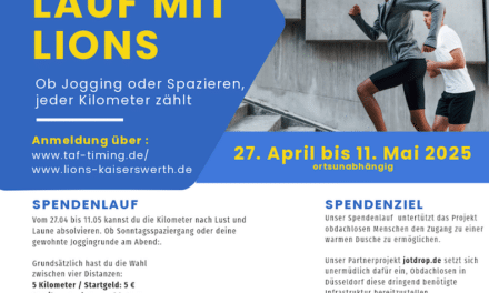 Laufen für eine warme Dusche