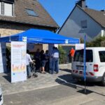 Starkregeninformation des Stadtentwässerungsbetriebs vor Ort
