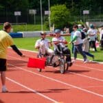 Special Petit Départ im Rather Waldstadion: 164 Schülerinnen und Schüler zeigten ihr Können