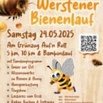 Bienenlauf in Wersten: Laufen für die Bienen – Familienevent am 24. Mai 2025