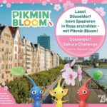 „Düsseldorf Sakura Challenge“: Digitale Kirschblüten treffen auf Stadterlebnis