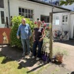 Kunst im Innenhof: Hesken und Blankenstein laden ein