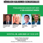 Podiumsdiskussion im grünen Norden