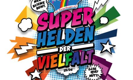 KG Regenbogen startet in die Karnevalssession mit Superhelden der Vielfalt