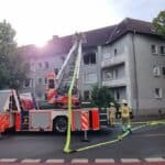 Wohnungsbrand in Düsseldorf-Hassels: Feuerwehr rettet mehrere Bewohner