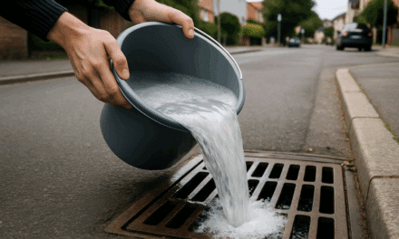 Schmutzwasser gehört nicht in den Gully