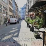 Pflasterarbeiten auf Neustraße und Flinger Straße