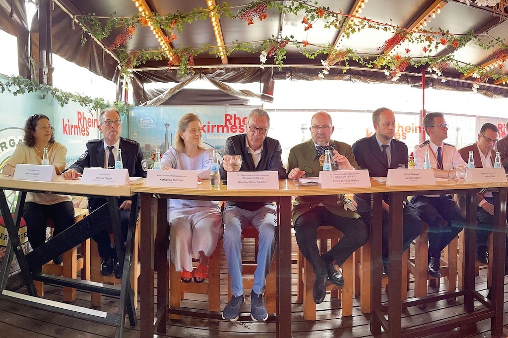 Kirmes Abschluss Pressekonferenz
