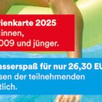 Sommerferienkarte 2025 für Düsseldorfer Bäder ab sofort erhältlich