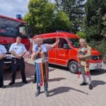 Freiwillige Feuerwehr Angermund weiht neue Katastrophenschutz Fahrzeuge ein