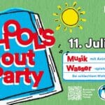 Buntes Ferienvergnügen im Wasser: School’s‑out-Party im Freibad Benrath