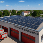 Düsseldorf rüstet weiter auf Sonnenstrom um: Neue Photovoltaikanlagen für Feuerwachen und Leitzentrale