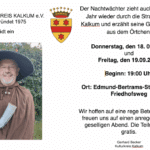 Der Nachtwächter zieht durch Kalkum