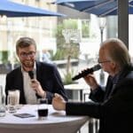 RP-Lokalchef Ludwig Krause war Gast beim 23. Talk im Mutter Ey Kunst-Kaffee mit Netzwerker Heribert Klein