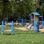 Kinderspielplatz Hanielpark wurde um 230 Quadratmeter erweitert