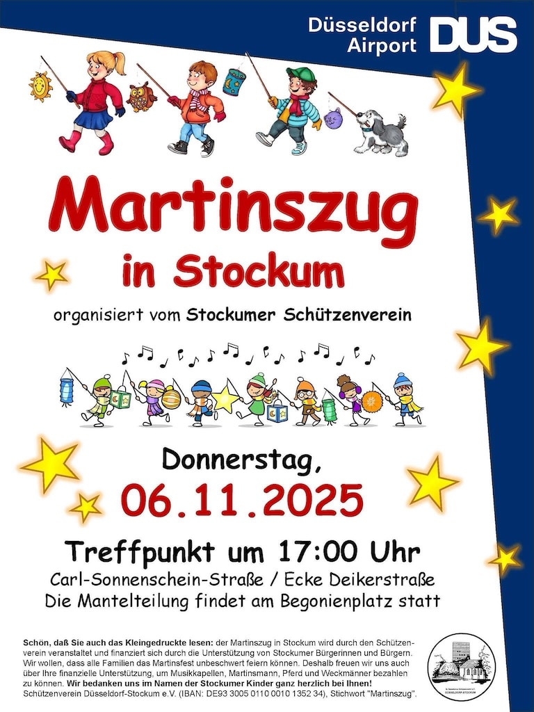 Plakat Martinszug in Szockum Plakat Martinszug in Szockum