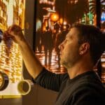 Max Zorn & Friends: Kunst aus Licht und Klebeband