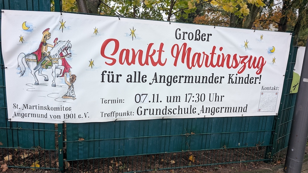 Plakat: Martinskomitee Angermund