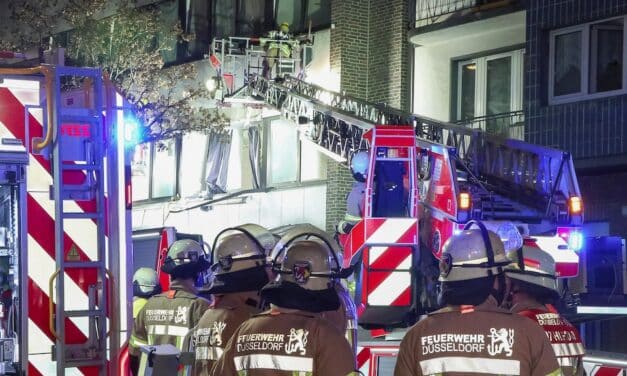 Explosion in Obdachlosenunterkunft in Düsseldorf – Eine leicht verletzte Person