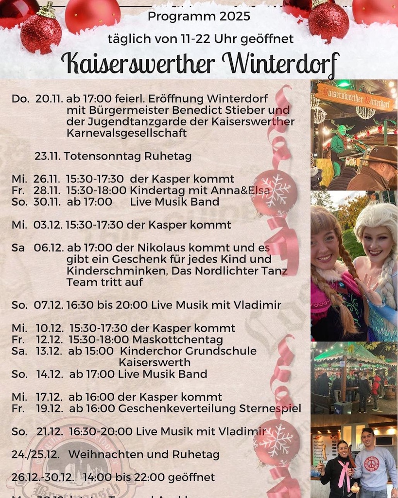 Plakat Winterdorf Plakat Winterdorf