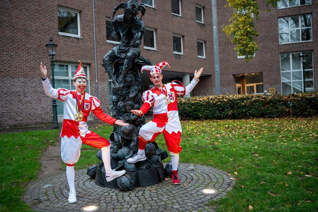 Der Kleine und der Große "Hoppeditz" © LB / Olaf Oidtmann