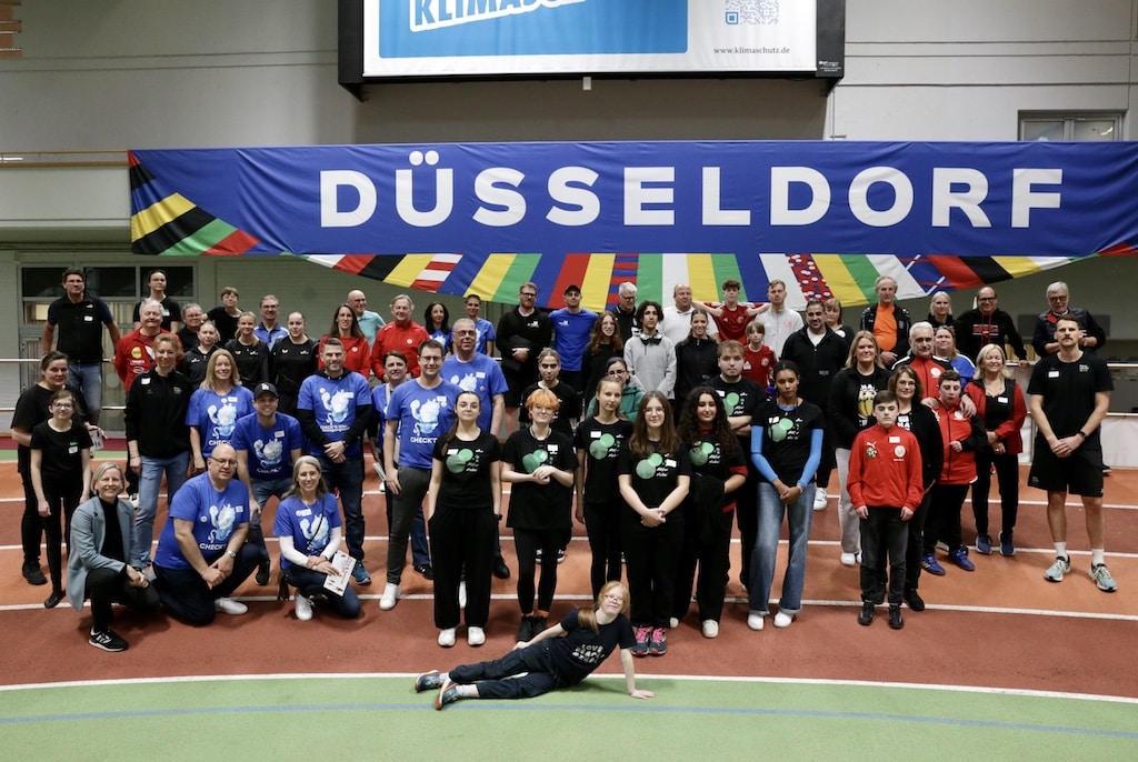 Am Para & Special Sporttag beteiligten sich folgende Vereine: ART Giants, Bananenflanke Düsseldorf, Borussia Düsseldorf, Capital Bascats, DEG Eislaufschule, DJK TUSA 06, DJK AGON 08, Düsseldorfer Sportverein 04 Lierenfeld, Fortuna Düsseldorf, Turnverein Kalkum-Wittlaer, Wassersportverein Rheintreue, Sportwerk Düsseldorf, Reit- und Pony Club Düsseldorf, Skater Park Eller, und SMS 02 Lebenshilfe Düsseldorf. © Landeshauptstadt Düsseldorf/Ingo Lammert