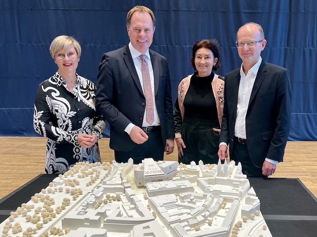 Nach der Sitzung des Preisgerichts im Wettbewerb für das 