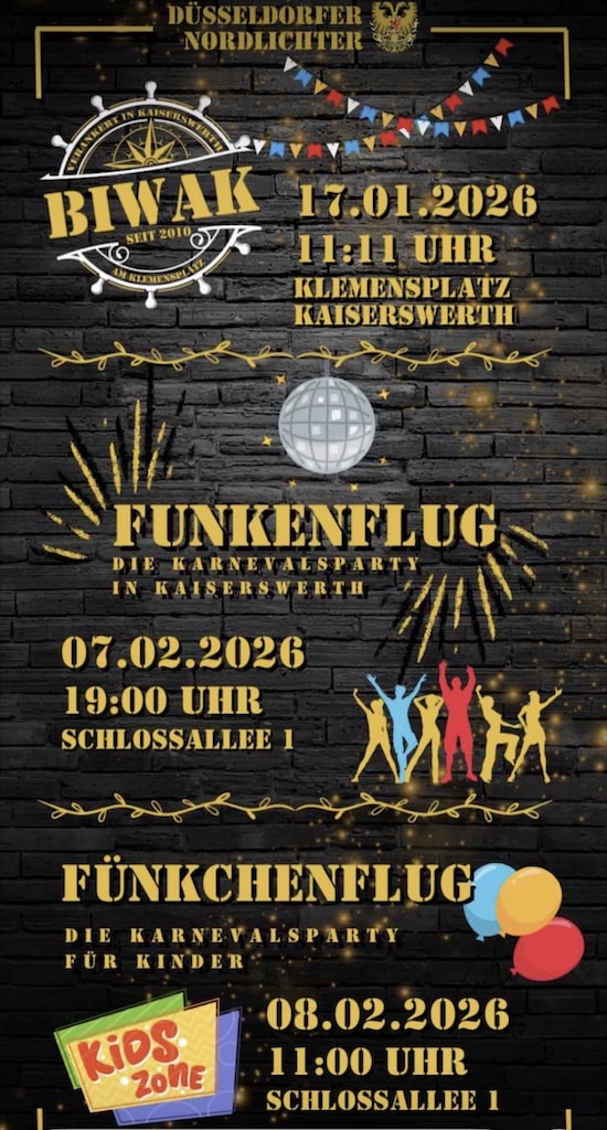 Screenshot Plakat: KG Düsseldorfer Nordlichter