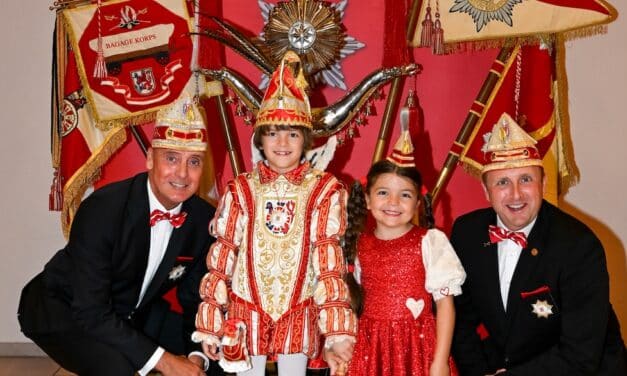 Inthronisierung des Kinderprinzenpaares der Prinzengarde der Stadt Düsseldorf