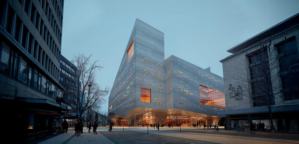 Der 1. Platz beim Generalplanungswettbewerb "Opernhaus der Zukunft": Der Entwurf des Architekturbüros "Snøhetta Oslo AS" aus Oslo. © Snøhetta Oslo AS