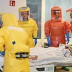 Grenzüberschreitende Übung für Hochinfektionstransport