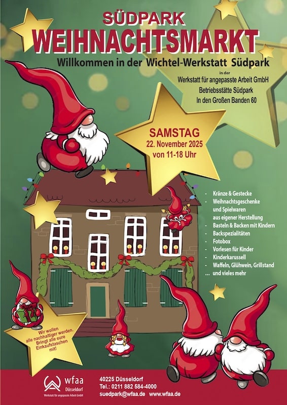 Plakat Weihachtsmark im Südpark Plakat Weihachtsmark im Südpark