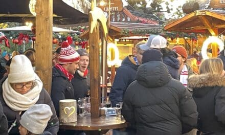 Besuch auf dem Weihnachtsmarkt