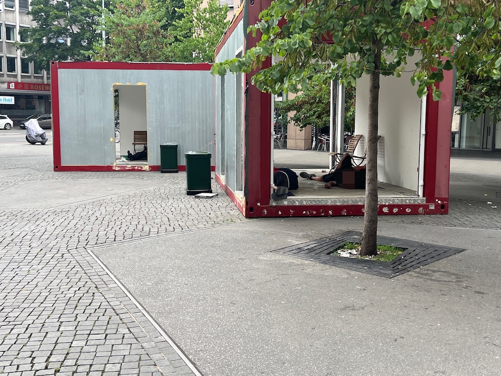 Die Container am  Immermannhof © Lokalbüro