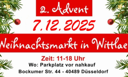 Weihnachtsmarkt in Wittlaer am 7. Dezember