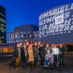 Olympia-Bewerbung wirbt um Zustimmung: Lichtinstallation am Schauspielhaus markiert Kampagnenstart