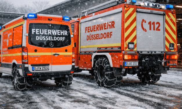 Feuerwehr Düsseldorf auf Glatteis und Schnee vorbereitet