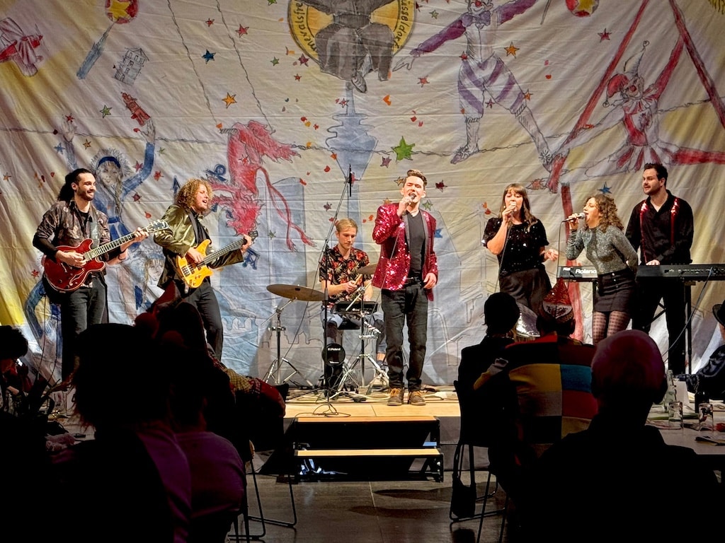 Conrad Mummelthey & Band auf der KakaJu Schnuppersitzung 26 © KakaJu Archiv – Birgit Busch.